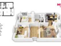 Prodej bytu 3+1, Česká Lípa, Bratří Čapků, 66 m2