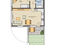 Prodej bytu 3+kk, Praha, Gollové, 72 m2