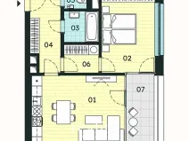 Prodej bytu 2+kk, Znojmo, 54 m2
