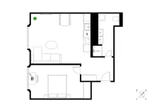 Prodej bytu 2+kk, Praha - Vršovice, Kodaňská, 48 m2