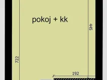 Pronájem bytu 1+kk, Velký Osek, Revoluční, 26 m2