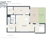 Pronájem bytu 3+kk, Brno, Kigginsova, 82 m2