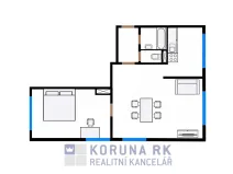 Prodej bytu 2+1, Malovice, 54 m2