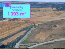 Prodej pole, Stříbro, 1393 m2