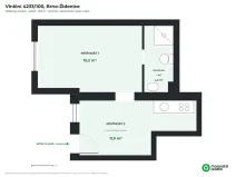Prodej bytu 1+1, Brno, Viniční, 31 m2