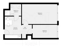 Pronájem bytu 2+1, Praha - Bohnice, Čimická, 49 m2