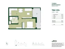 Prodej bytu 2+kk, Praha - Hlubočepy, Silurská, 47 m2