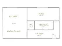 Prodej bytu 2+kk, Most, Jaroslava Vrchlického, 34 m2