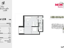 Prodej bytu 1+kk, Brandýs nad Labem-Stará Boleslav, Dřevčická, 65 m2