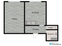Pronájem bytu 1+1, Příbram - Příbram VIII, Čechovská, 47 m2