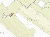 Prodej pole, Horušice, 1217 m2
