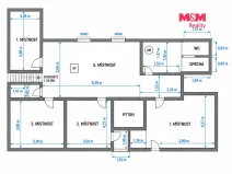 Pronájem, Divišov, Horní náměstí, 105 m2