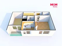 Prodej bytu 2+1, Česká Lípa, Pražská, 52 m2