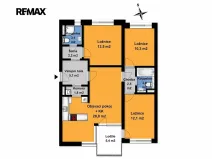 Pronájem bytu 4+kk, Velký Osek, U hřiště, 84 m2