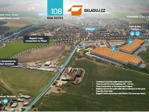 Pronájem skladu, Úherce, 40000 m2