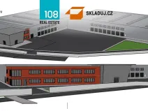 Pronájem skladu, Zápy, 10000 m2