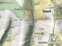 Prodej podílu lesa, Zlín, 1077 m2