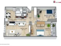 Prodej bytu 3+1, Chodov, Čs. odbojářů, 76 m2