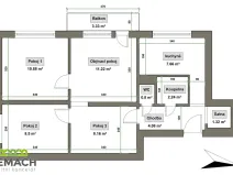 Prodej bytu 3+1, Zlín, třída Svobody, 58 m2
