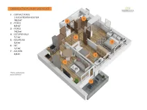 Pronájem bytu 3+kk, Praha - Hostivař, 66 m2