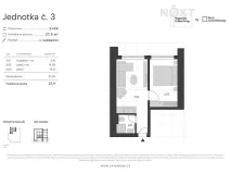 Prodej bytu 2+kk, Praha - Kyje, Vajgarská, 27 m2