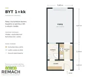 Prodej bytu 1+kk, Uherské Hradiště, Zahradní, 28 m2