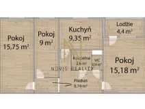 Pronájem bytu 3+1, Plzeň, Kralovická, 63 m2