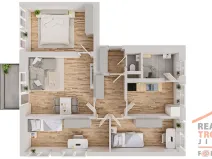 Prodej bytu 4+1, Hradec Králové, Gagarinova, 69 m2
