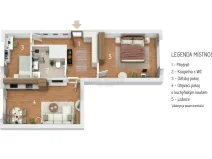 Pronájem bytu 3+kk, Karlovy Vary - Drahovice, Východní, 61 m2