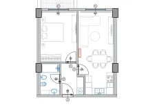 Prodej bytu 2+kk, Qerret, Albánie, 58 m2
