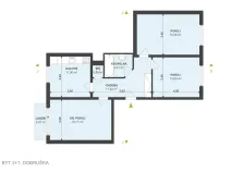 Pronájem bytu 3+1, Dobruška, Domašínská, 75 m2