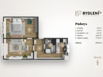 Prodej bytu 2+1, Most, Vítězslava Nezvala, 57 m2