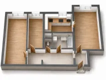 Pronájem bytu 3+1, Tábor, Minská, 67 m2