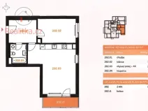 Prodej bytu 2+kk, Kladno, Lesík, 56 m2