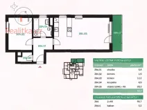 Prodej bytu 2+kk, Kladno, Lesík, 56 m2