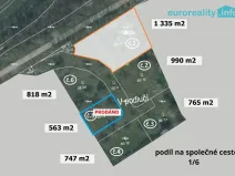 Prodej pozemku pro bydlení, Plzeň - Božkov, 1335 m2