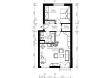 Pronájem bytu 2+kk, Pardubice - Trnová, Josefa Bublíka, 57 m2