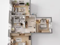 Prodej bytu 3+1, Holýšov, Pod Makovým vrchem, 68 m2