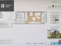 Pronájem bytu 1+kk, Praha - Karlín, Švarcova, 31 m2
