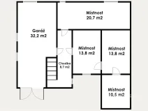 Prodej rodinného domu, Černouček, 89 m2
