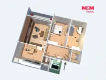 Prodej bytu 3+1, Příbram - Příbram VIII, Školní, 87 m2
