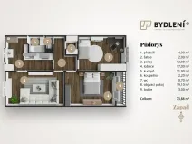 Prodej bytu 3+1, Ústí nad Labem, Příkopy, 74 m2