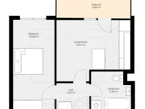 Pronájem bytu 2+kk, Mladá Boleslav, U Kasáren, 40 m2