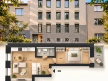 Prodej bytu 2+kk, České Budějovice - České Budějovice 5, Ledenická, 40 m2