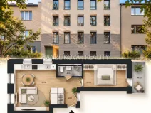 Prodej bytu 2+kk, České Budějovice - České Budějovice 5, Ledenická, 40 m2