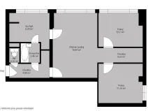 Prodej bytu 3+1, Kolín - Kolín II, Masarykova, 60 m2