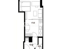 Prodej bytu 1+kk, Praha - Holešovice, Vinařská, 31 m2