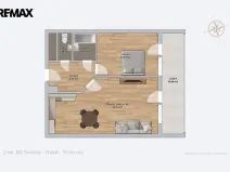 Pronájem bytu 2+kk, Třebíč - Horka-Domky, Družstevní, 57 m2