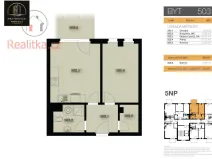 Prodej bytu 2+kk, Mělník, Vlasákova, 39 m2