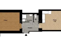 Pronájem bytu 2+kk, Praha - Nusle, Ctiradova, 48 m2